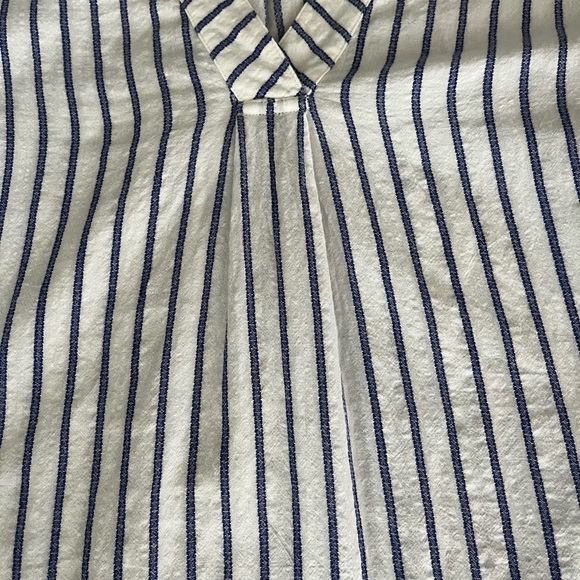 Tommy Bahama Blue Ticking Striped Tunic.  S - Picture 6 of 6